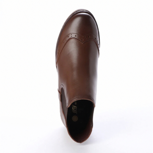  MU emotion 軽量　厚底 サイドゴア　ショートブーツ  レディースの靴/シューズ(ブーツ)の商品写真