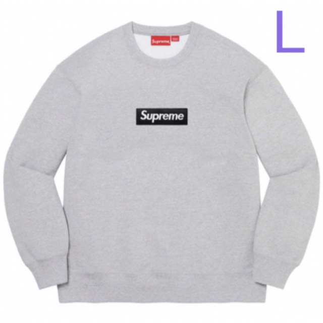 Lサイズ Supreme Box Logo Crewneck シュプリーム - スウェット