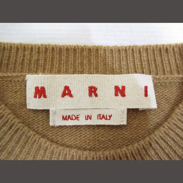 マルニ MARNI 美品 シャットランド ウール ニット セーター 五分袖 40 3