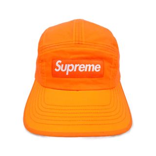 シュプリーム(Supreme)のSUPREME シュプリーム ×Barbour Camp Cap BOX ロゴ キャップ
 オレンジ フリー 正規品 / B3120【中古】(キャップ)