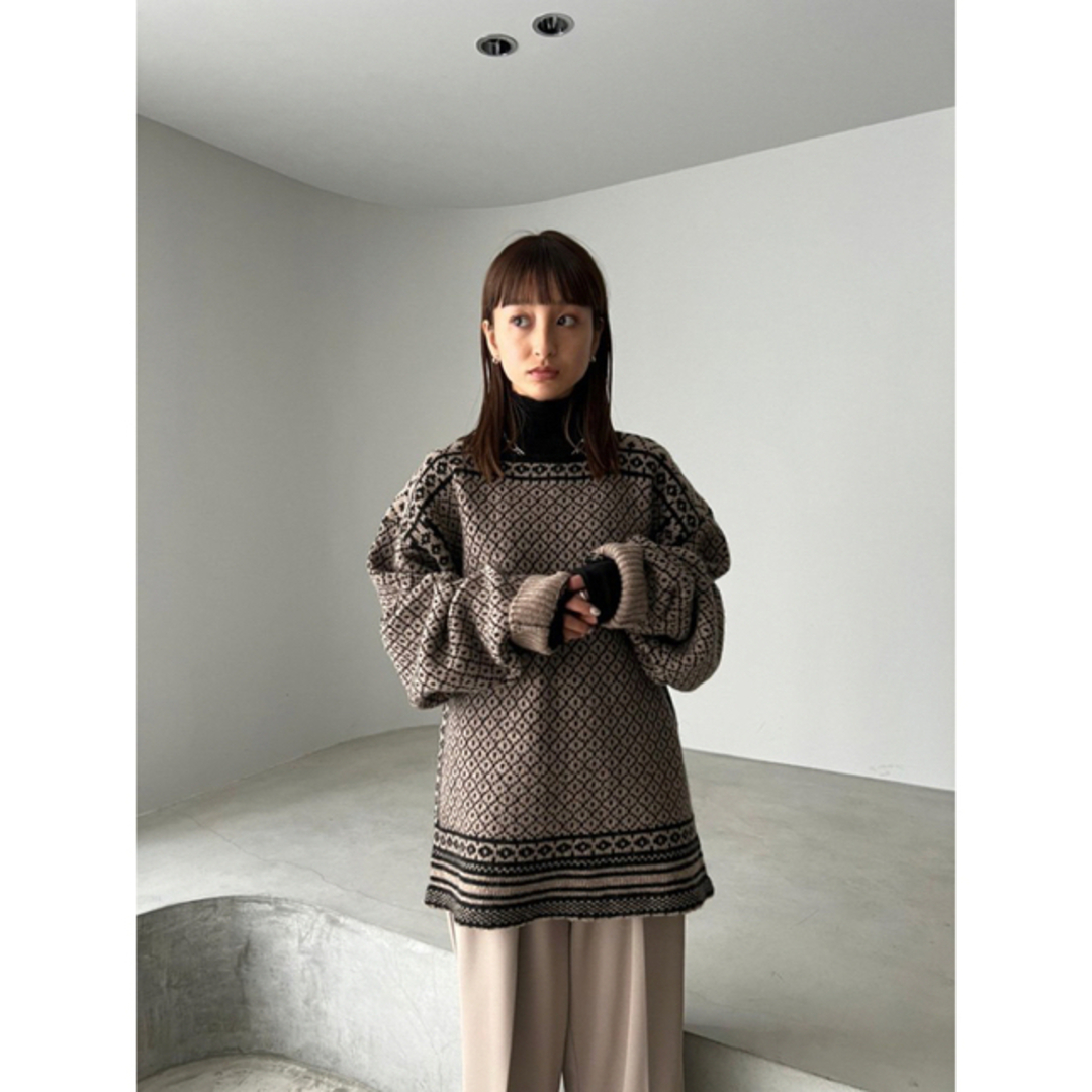 TODAYFUL トゥデイフル Nordic Over Knit