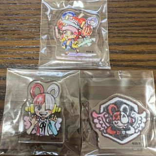 ワンピース(ONE PIECE)のワンピースONE PIECE  アクリルminiブロック 3個 ウタ チョッパー(キャラクターグッズ)