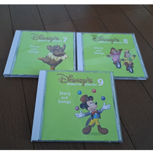 Disney(ディズニー)のﾃﾞｨｽﾞﾆｰ英語ｼｽﾃﾑ　Story and Songs 7～9 エンタメ/ホビーのCD(キッズ/ファミリー)の商品写真