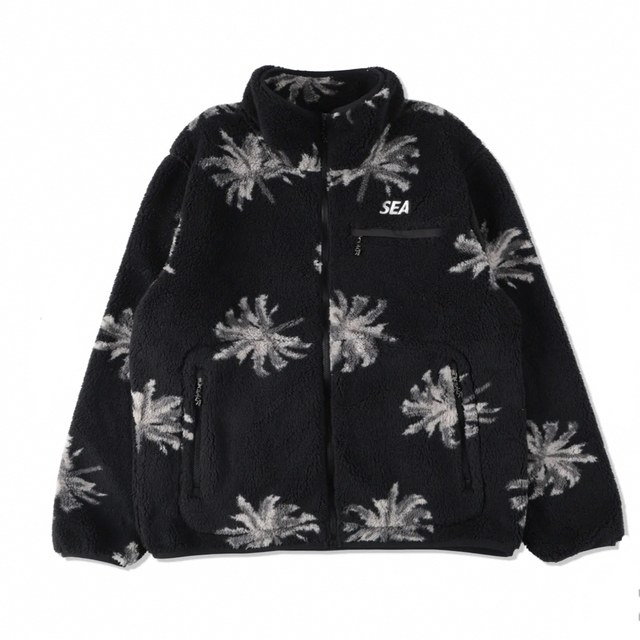 WIND AND SEA Palm Tree Fleece Flzp Parka