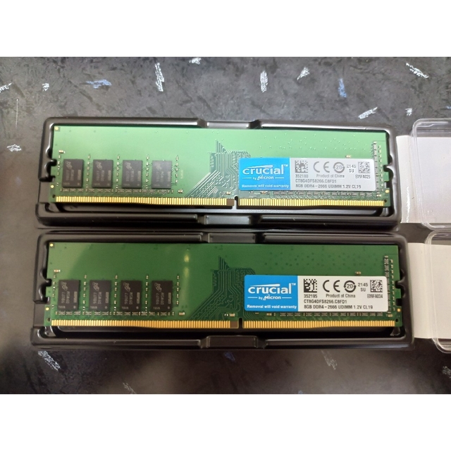 DDR4 8GBx2 ディスクトップ用メモリー　16GB 1