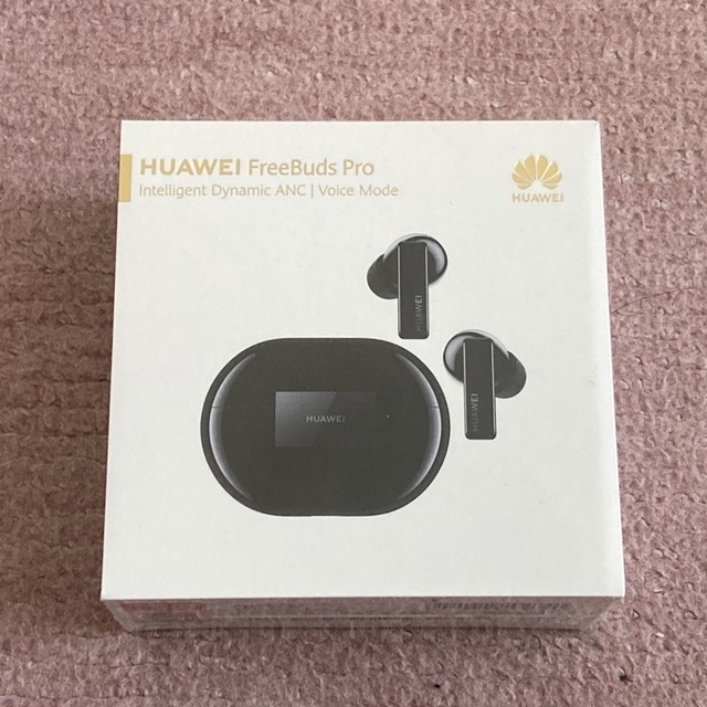 HUAWEI(ファーウェイ)の【新品未開封】HUAWEI FreeBuds Pro カーボンブラック スマホ/家電/カメラのオーディオ機器(ヘッドフォン/イヤフォン)の商品写真