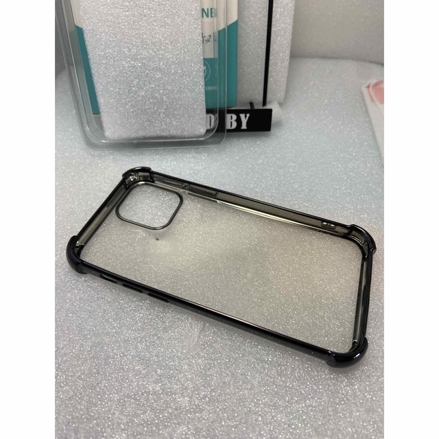 《新品未使用》(2) iPhone12&12Pro用ケース(強化ガラス 2枚付) スマホ/家電/カメラのスマホアクセサリー(iPhoneケース)の商品写真