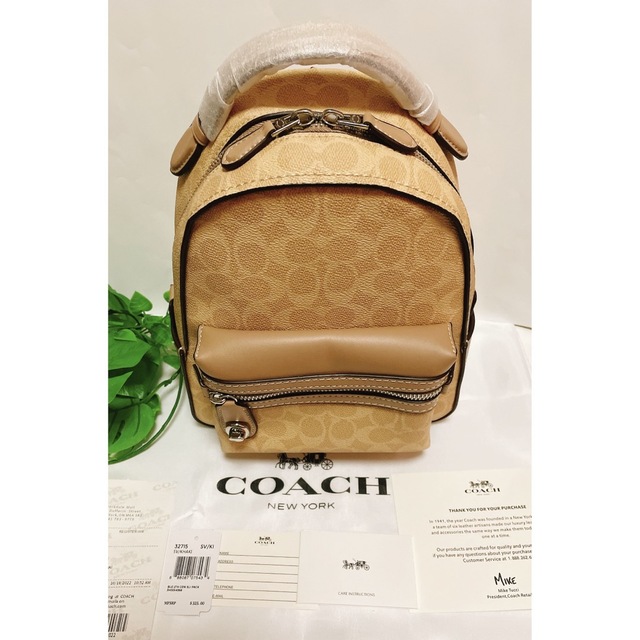 COACHコーチリュック※専用袋付