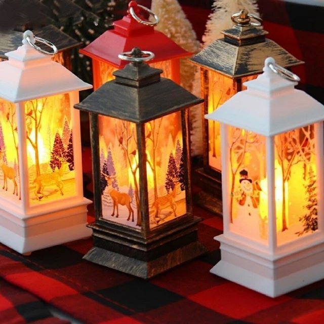 【クリスマス早割】照明 ランタン 送料無料 クリスマス LEDランタン サンタA