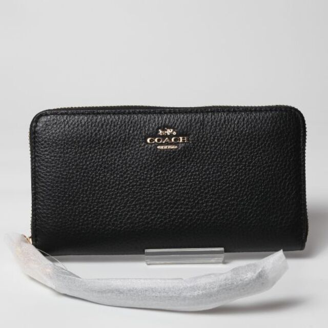 COACH LONG ZIP コーチ ウォレット 長財布 C4451 IMBLK