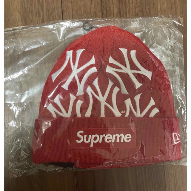 Supreme New York Yankees Box Logoビーニー