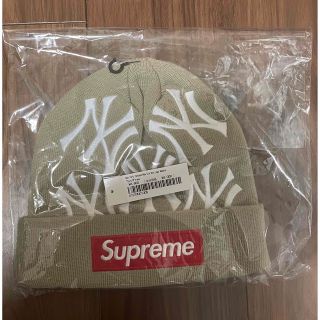 シュプリーム(Supreme)のSupreme New York Yankees Box Logoビーニー(ニット帽/ビーニー)