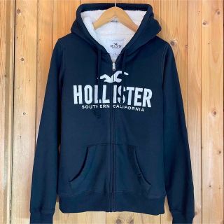 HOLLISTER厚手フェイクファーフードパーカーM