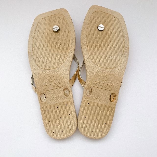 レディース サンダル ぺたんこサンダル フラット 韓国 23 夏 可愛い ピンク レディースの靴/シューズ(サンダル)の商品写真