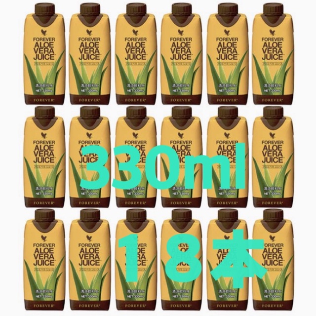 アロエべラズュース　330ml x １８本 食品/飲料/酒の食品/飲料/酒 その他(その他)の商品写真