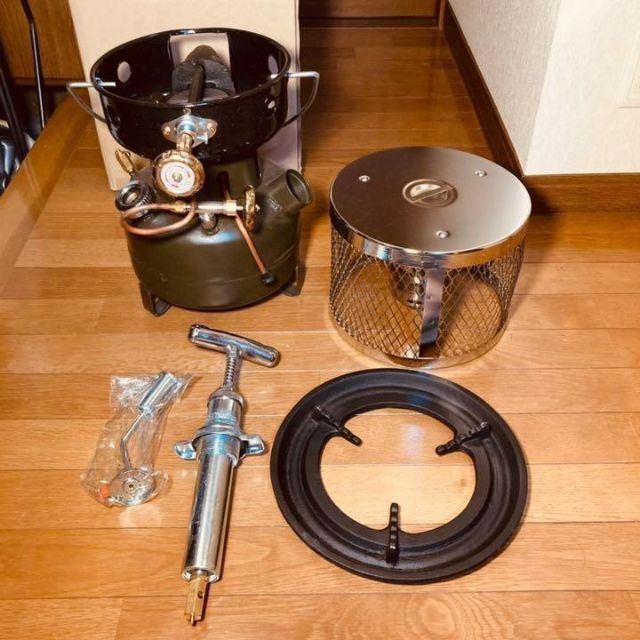 結婚祝い オムニ石油バーナー 新品未使用 オムニバーナー オリーブ