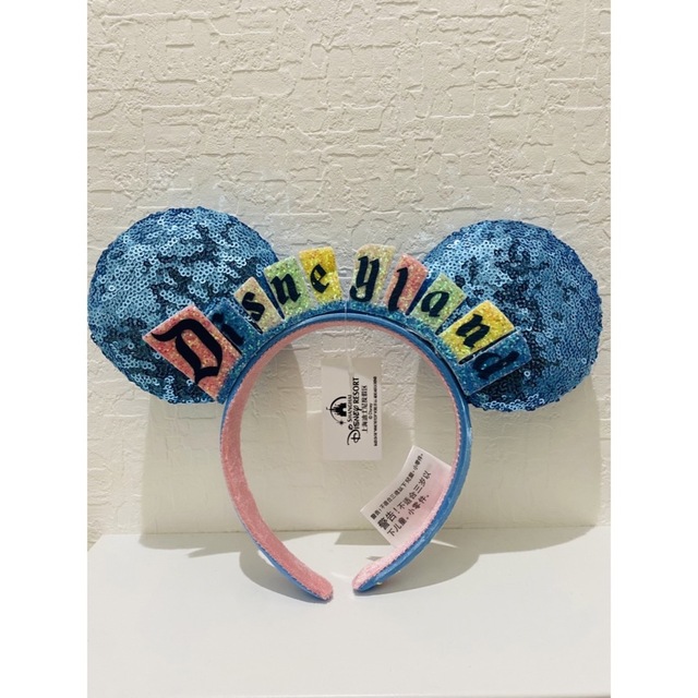Disney(ディズニー)のディズニーカチューシャ　スパンコール　新作　ブルー　青　ミニー　ミッキー  レディースのヘアアクセサリー(カチューシャ)の商品写真