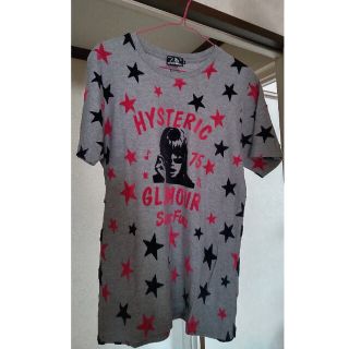 ヒステリックグラマー(HYSTERIC GLAMOUR)のヒステリックグラマー　HYSTERIC　スター　グレー　ジャガード　Ｔシャツ(Tシャツ(長袖/七分))