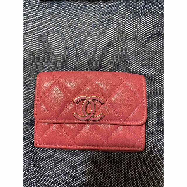 いラインアップ ピンク 財布 - CHANEL シャネル キャビア ダ 財布