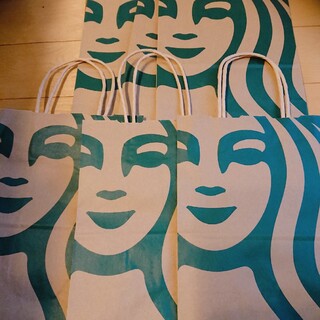 スターバックスコーヒー(Starbucks Coffee)のスターバックス紙袋 6枚セット(ショップ袋)