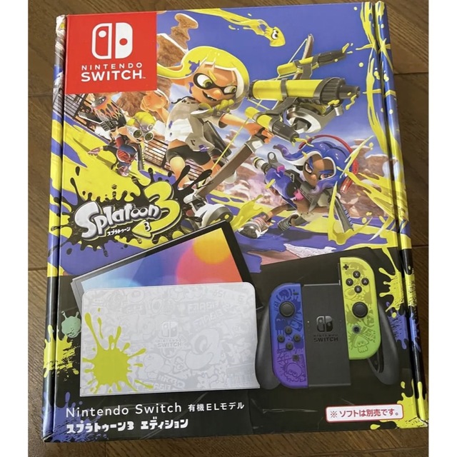 Nintendo switch 有機EL スプラトゥーン3エディション エンタメ/ホビーのゲームソフト/ゲーム機本体(家庭用ゲーム機本体)の商品写真