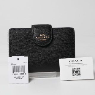 コーチ(COACH)のCOACH Medium Corner コーチ 財布 6390 IMBLK(財布)