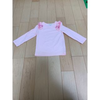 パンパンチュチュ(panpantutu)の【未使用】panpantutu フリルショルダートップス　90(Tシャツ/カットソー)