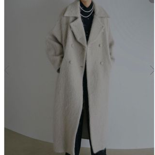 アメリヴィンテージ(Ameri VINTAGE)のアメリ　DEFORMATION COLLAR SHAGGY COAT(ロングコート)