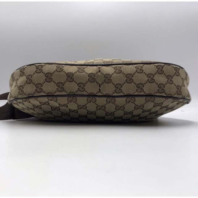 グッチGUCCIポシェット斜め掛け G Gキャンパスクロワッサンポシェット