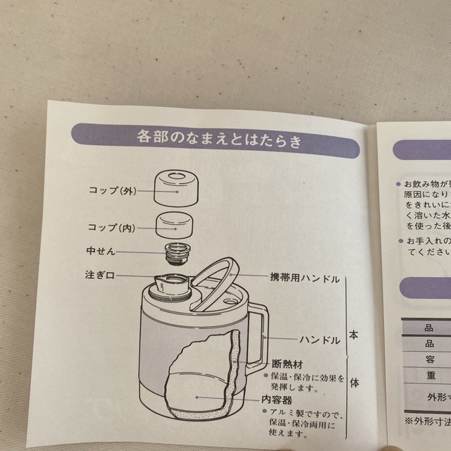 象印(ゾウジルシ)の象印　ジャク　４Ｌ　保冷保温両用 インテリア/住まい/日用品のキッチン/食器(弁当用品)の商品写真