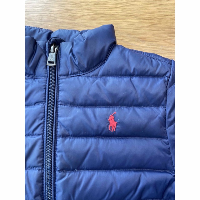 POLO RALPH LAUREN(ポロラルフローレン)のizu様専用　軽量ダウン　ポロラルフローレン  100cm ネイビー✖️赤 キッズ/ベビー/マタニティのキッズ服男の子用(90cm~)(コート)の商品写真