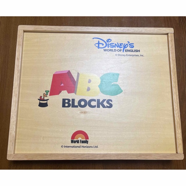 Disney(ディズニー)のディズニー　ABC BLOCKS キッズ/ベビー/マタニティのおもちゃ(積み木/ブロック)の商品写真