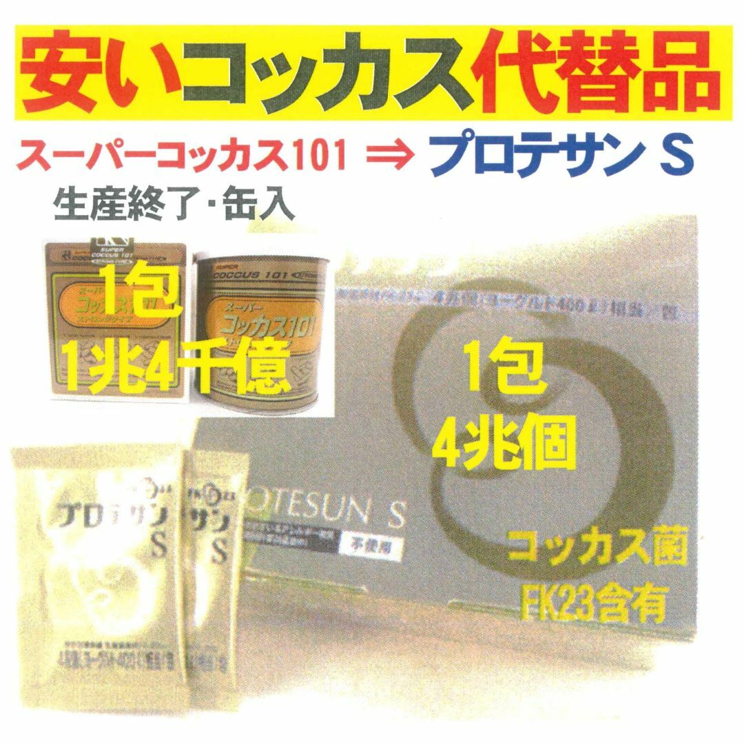 プロテサンS62包入x6箱・ニチニチ製薬・ヒト由来コッカス菌1包4兆個・送料無料