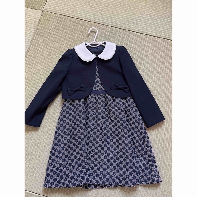 【美品】卒園、入学フォーマルワンピース　chopin deux キッズ/ベビー/マタニティのキッズ服女の子用(90cm~)(ドレス/フォーマル)の商品写真