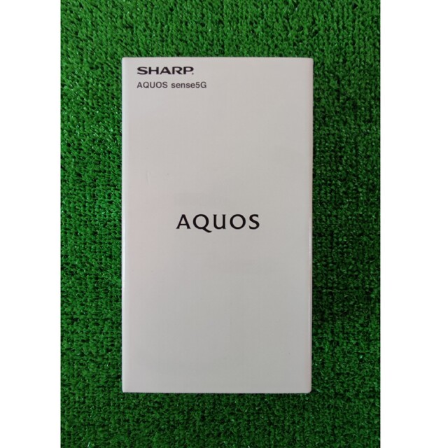 スマートフォン本体【新品未開封】AQUOS sense 5G 4GB/64GB SH-M17 オリ