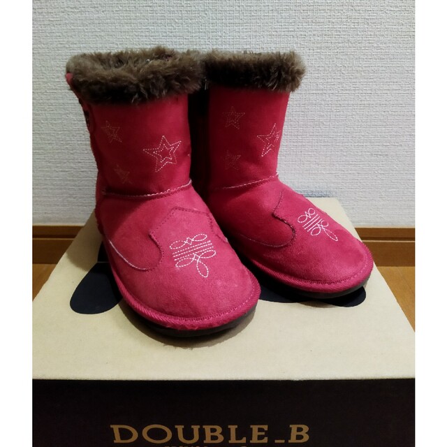 DOUBLE.B(ダブルビー)の19.0　ミキハウス　ダブルB　ブーツ キッズ/ベビー/マタニティのキッズ靴/シューズ(15cm~)(ブーツ)の商品写真