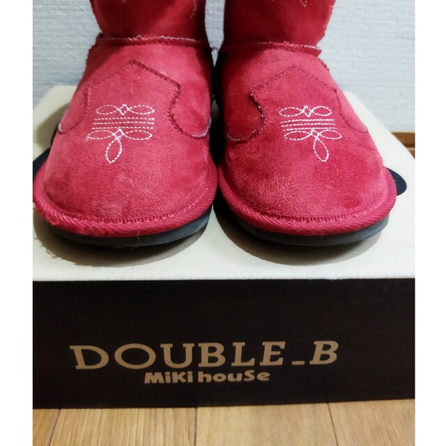 DOUBLE.B(ダブルビー)の19.0　ミキハウス　ダブルB　ブーツ キッズ/ベビー/マタニティのキッズ靴/シューズ(15cm~)(ブーツ)の商品写真