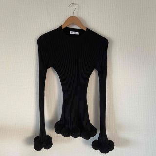 JW ANDERSON ポンポンリブウールセーター-