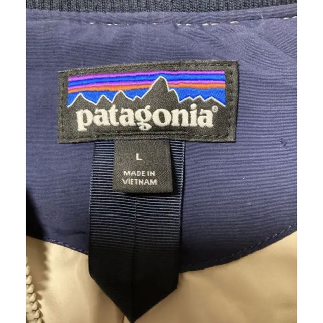 patagonia(パタゴニア)のパタゴニア  襟なしフリースジャケット　Lサイズ レディースのジャケット/アウター(ノーカラージャケット)の商品写真