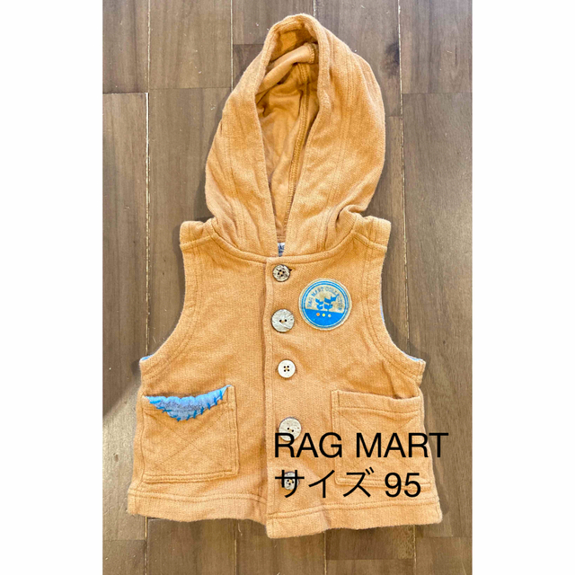 Rag mart baby フリース　ベスト　90