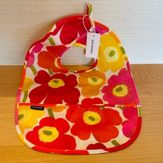 マリメッコ(marimekko)の【新品】marimekko マリメッコ　ビブ　食事用スタイ　お食事エプロン(お食事エプロン)