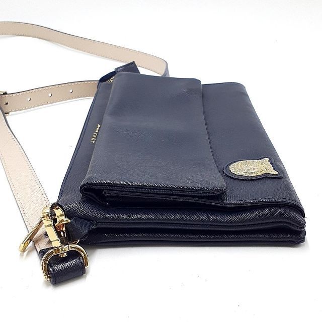 美品 ADMJ アクセソワ ショルダーバッグ レザー 20-22122545
