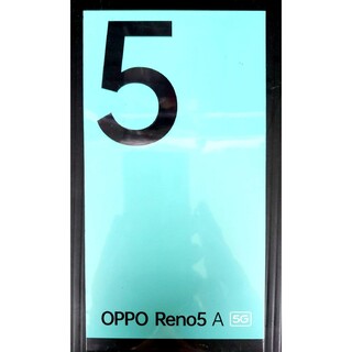 オッポ(OPPO)の新品 未開封 スマートフォンOPPO Reno5 A A101OP アイスブルー(スマートフォン本体)