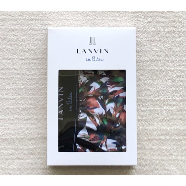 LANVIN en Bleu(ランバンオンブルー)の LANVIN en Bleu ボクサーパンツ Ｍサイズ ローライズ 日本製 メンズのアンダーウェア(ボクサーパンツ)の商品写真