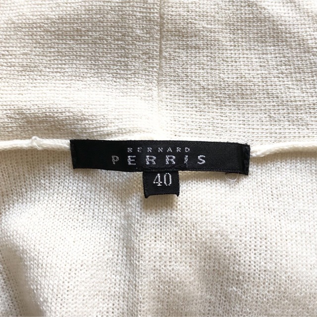 BARNEYS NEW YORK(バーニーズニューヨーク)のBERNARD PERRIS ウール混ショールニットカーディガン　 レディースのトップス(カーディガン)の商品写真