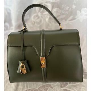 セリーヌ(celine)のCELINE  ショルダーバック　32  2WAY   オリーブグリーン(ショルダーバッグ)