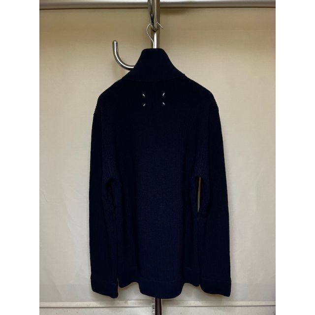 新品 XL 22aw マルジェラ ドライバーズニット 紺 4082 まとめ買い www