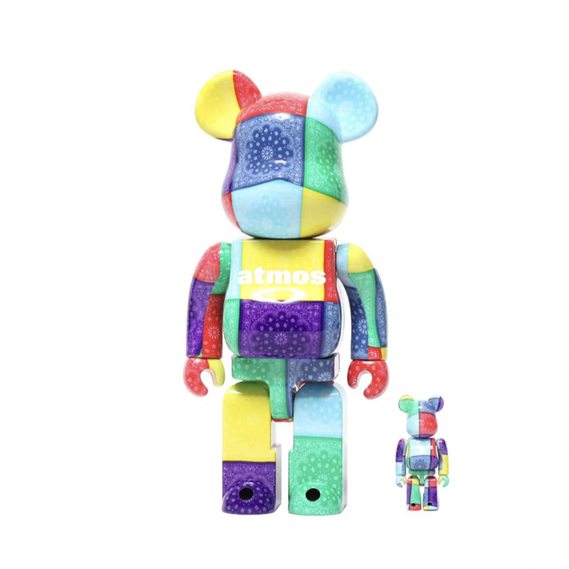 BE@RBRICK atmos BANDANA 100％& 400％ MULTI