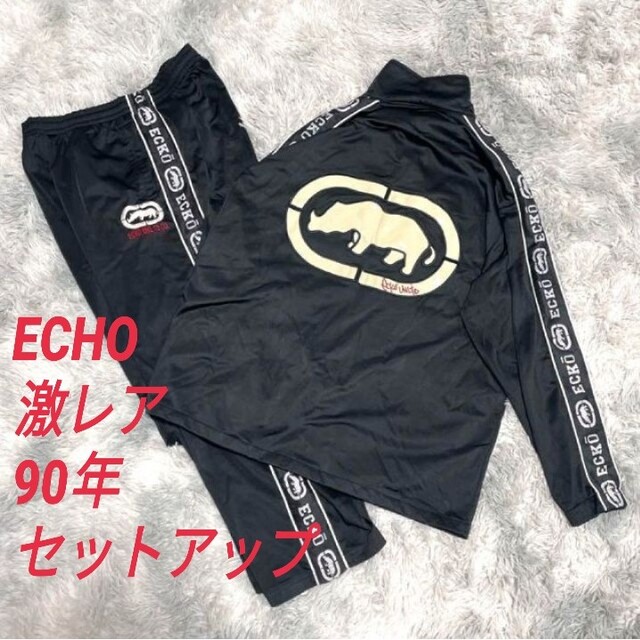 希少 エコー ECKO 激レア 希少 90s ビッグロゴ セットアップ