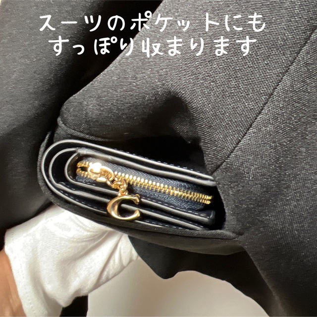 美品✨COACH コーチ 折財布 キャンバス シグネチャー\u0026レザー ブラック